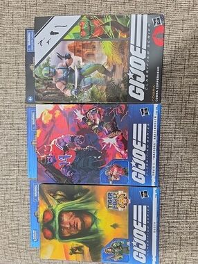 Hasbro G.I. Joe Classified Series Figures - Green, Blue, Red, Yellow